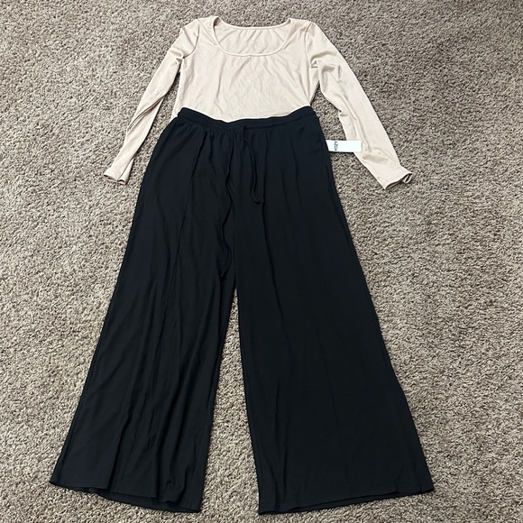 Yozy Pants - NEW Black Wide-Leg Pants size XL